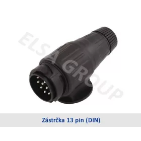 13 tűs csatlakozó (DIN)